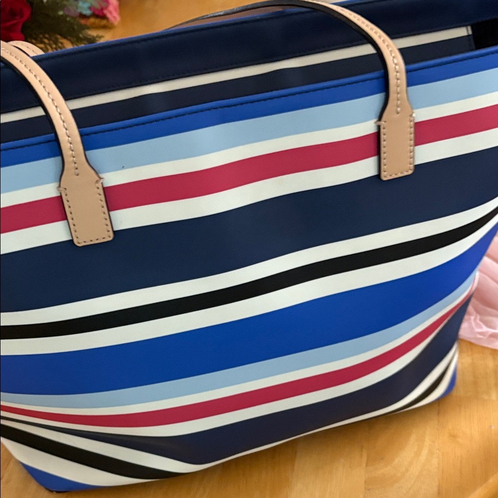 Kate Spade Multicolor Striped Tote - Picture 3 of 7